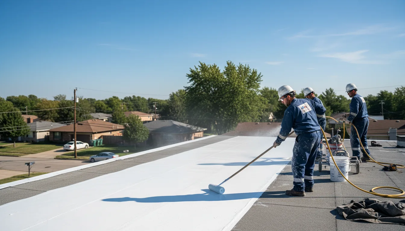 Commercial roof coating in Tonica, IL near me